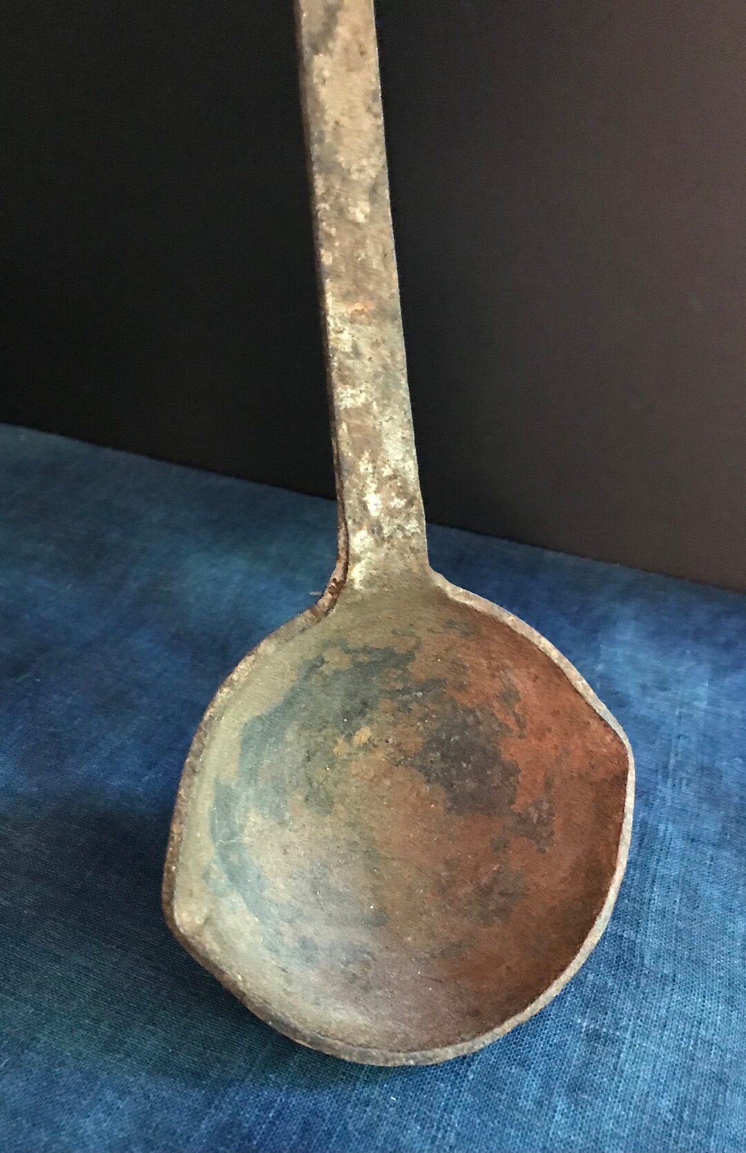 Antique Wrought Iron Ladle Etsy