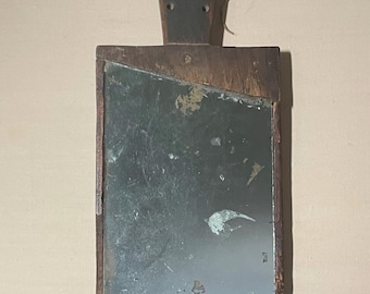 Antique Fragment Mirror, Courting Mirror, Hanging, Make Do