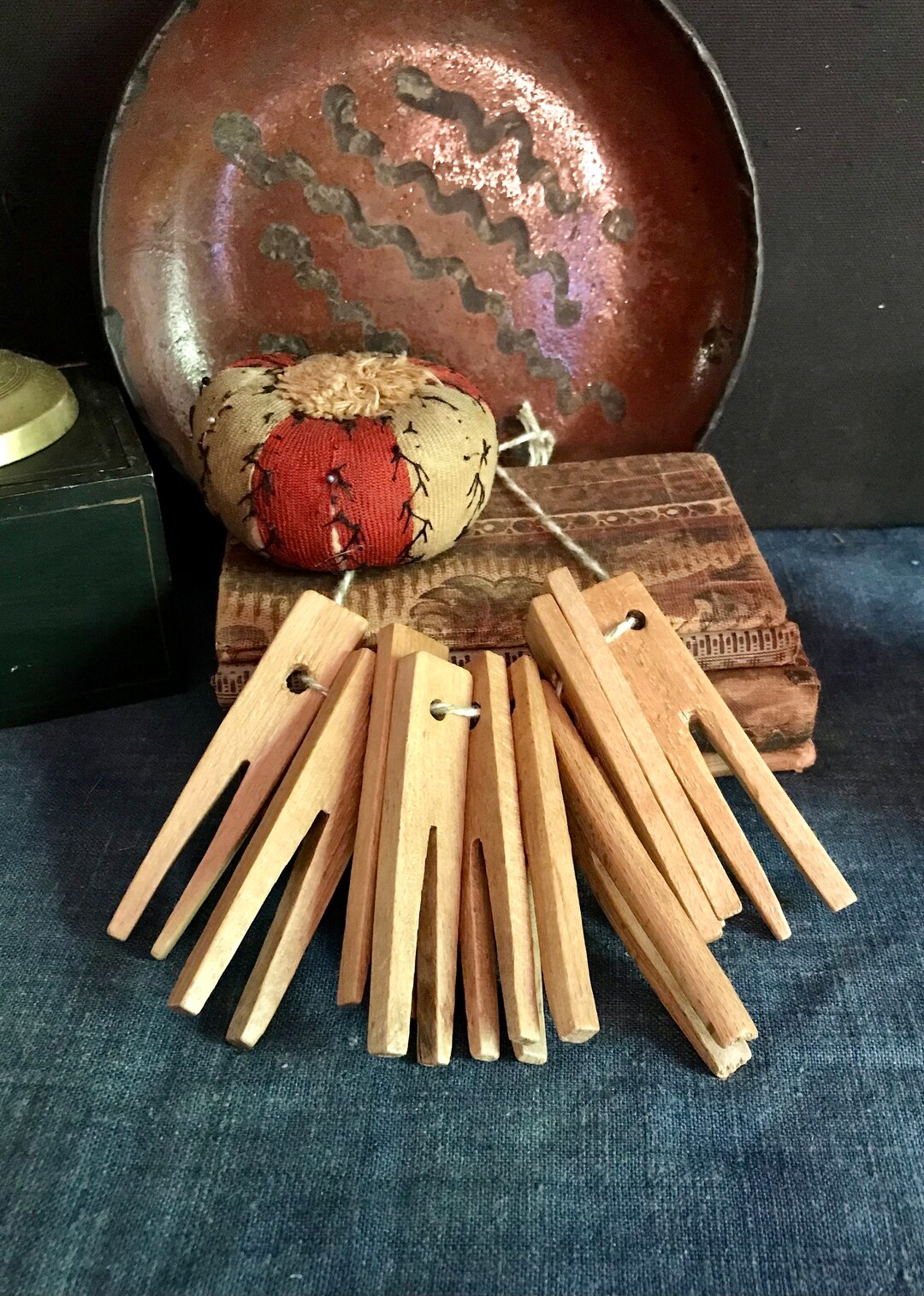 Antique Shaker Wooden Clothespins, Maple - Etsy