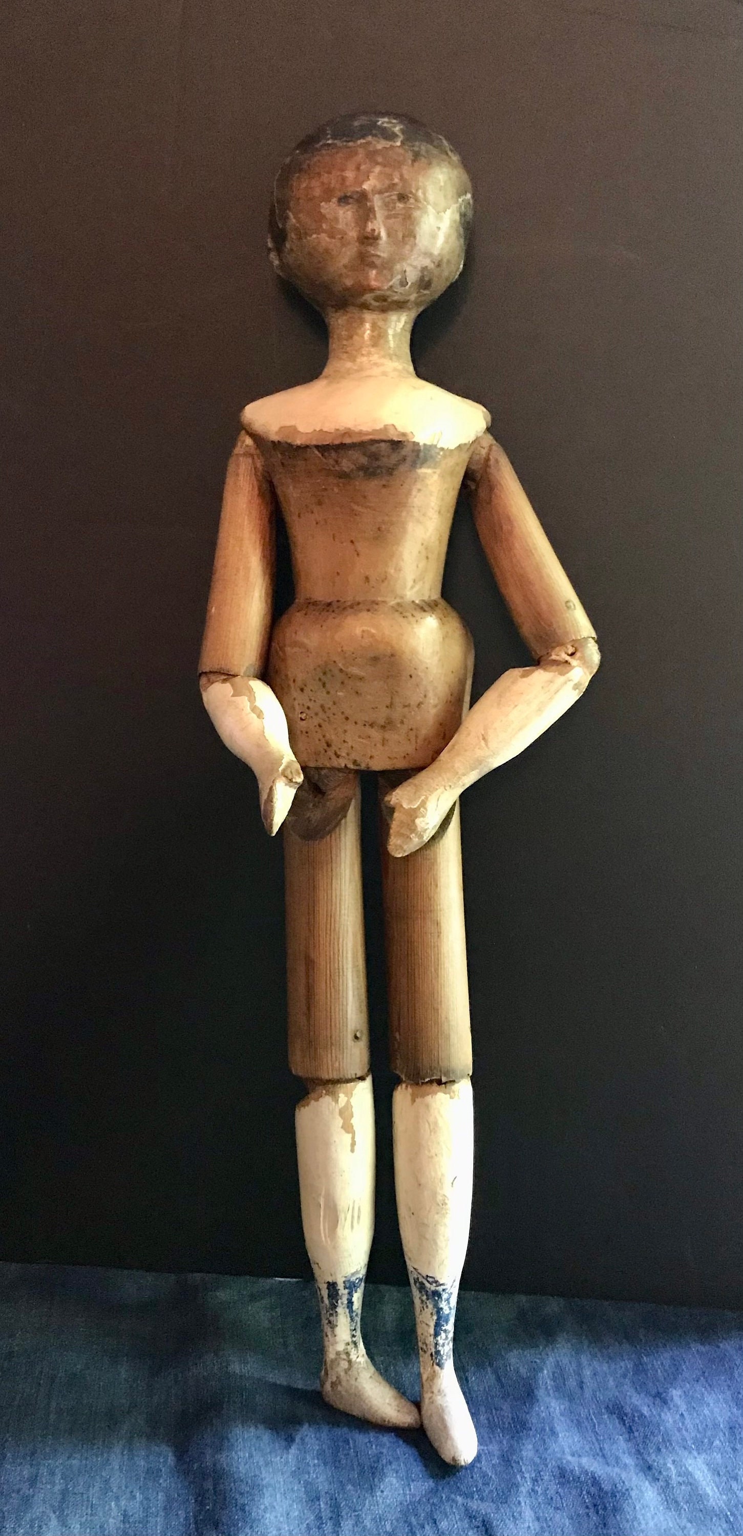 wooden art doll