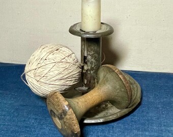 Antique Shaker Apple Core Spool, Treen