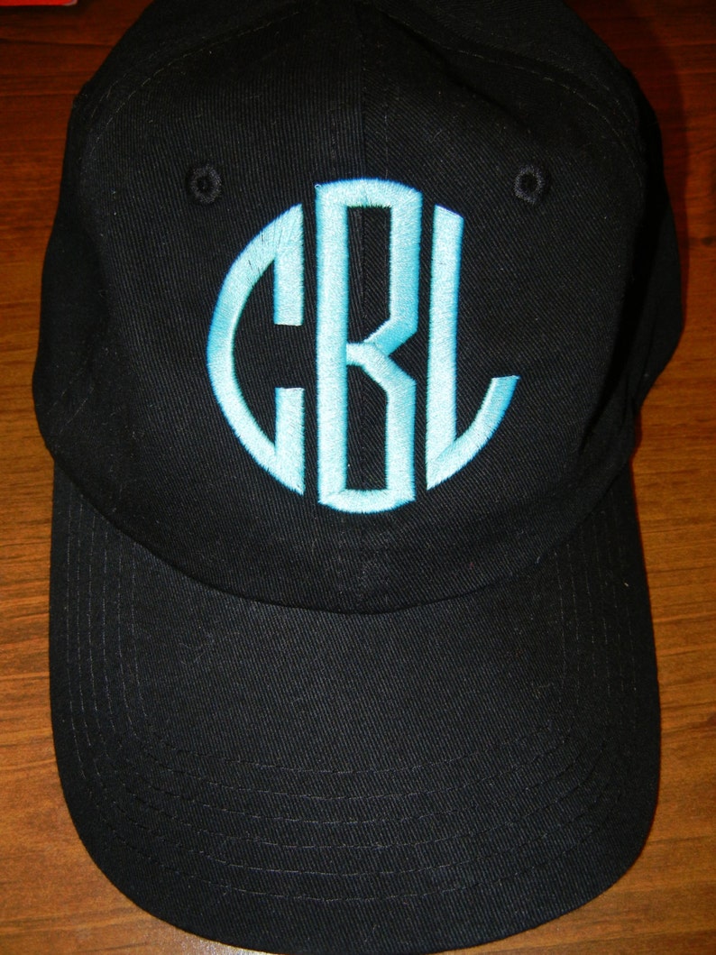 Monogrammed Baseball Hat Etsy