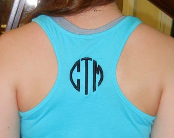 Monogrammed Racerback Tank