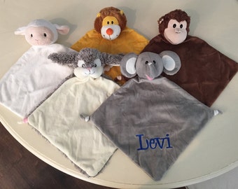Monogrammed Lovie Baby Blanket