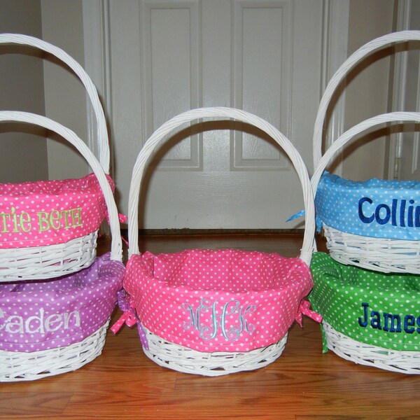 Monogrammed Easter Basket