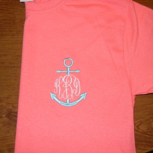 Monogrammed Anchor T Shirt