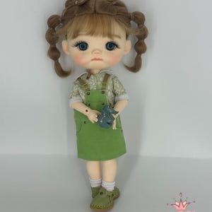 Qbaby/DunDun doll 4 pieces &quot;Spring green&quot; set. Only 1 set in stock!