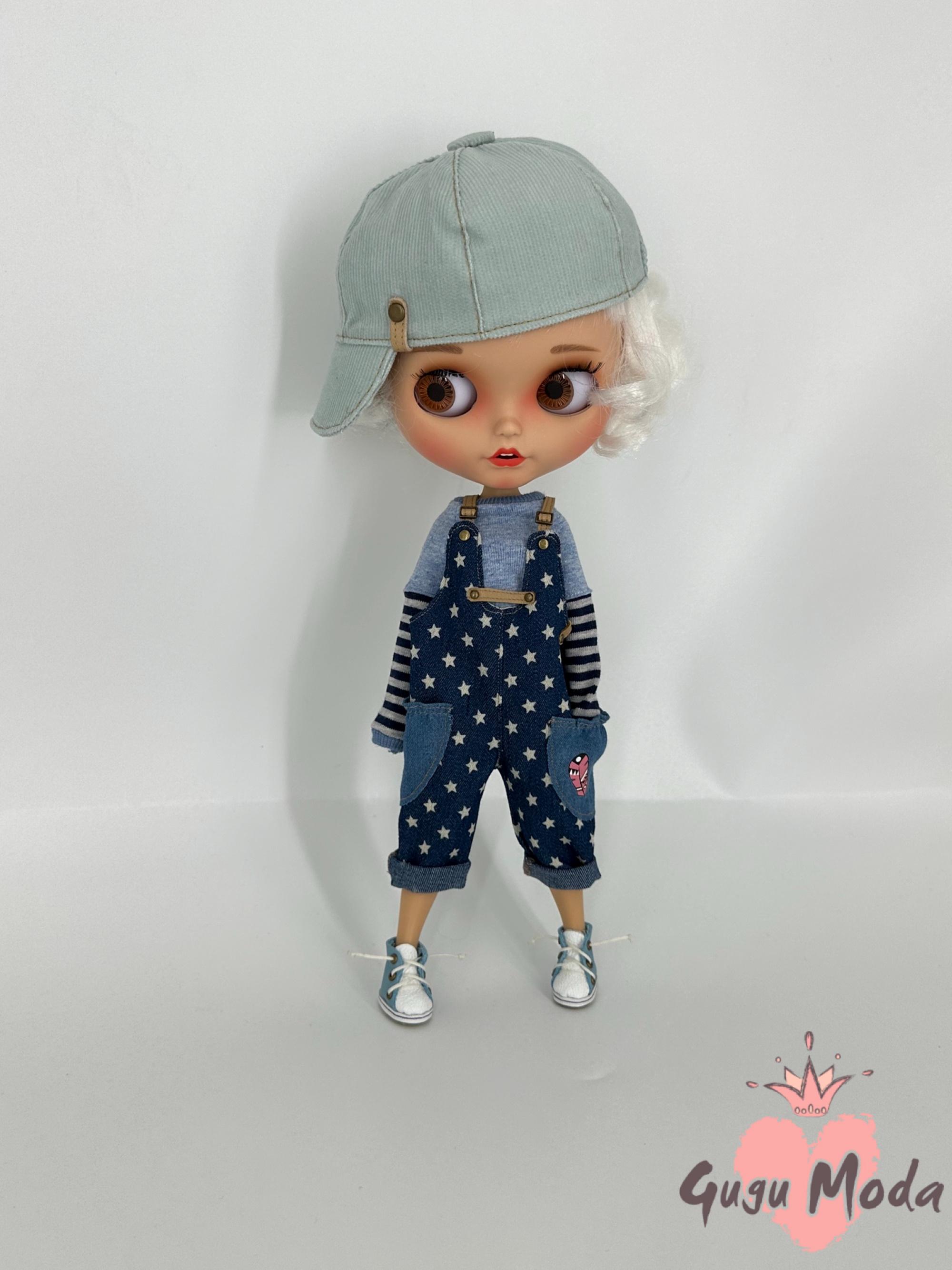 ブライス風ジーンズオーバーオール。3色展開。在庫限り！ - Etsy 日本