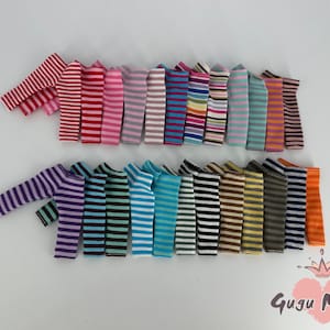 Tiny striped Pukifee/lati yellow leggings
