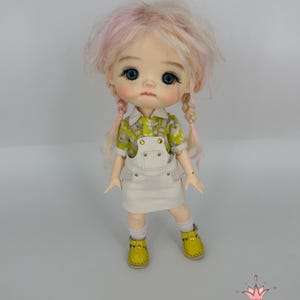 Qbaby/DunDun doll 4 pieces &quot;Yellow-white&quot; set. Only 1 set in stock!