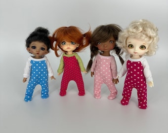 Pukifee/lati yellow polka-dot footed pajamas. 14 new colors!