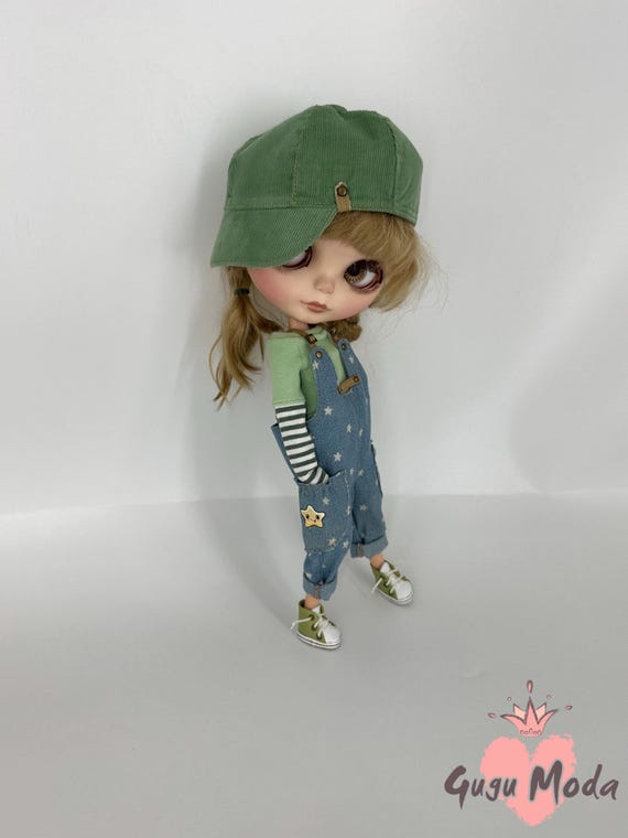 ブライス風ジーンズオーバーオール。3色展開。在庫限り！ - Etsy 日本