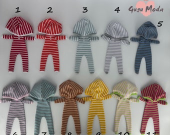 Blythe pyjamas striped overalls