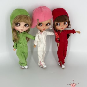 Blythe corduroy jumpsuits. NEW! 1 piece of each color in stock.