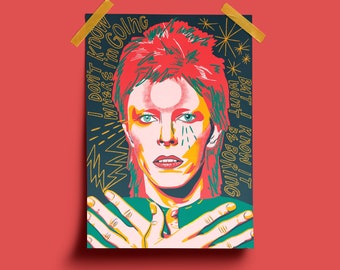 A3 & A4 David Bowie Print