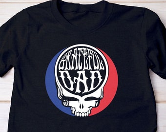 Grateful Dad Steal Your Face tshirt, Bella+Canvas 3001 Tee, Father, Father's Day Gift, Dad, Daddy, Birthday for Dad, FREE Shipping