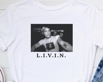 L.I.V.I.N. | Dazed and Confused Unisex Jersey Short Sleeve tshirt | David Wooderson | Matthew McConaughey | FREE SHIPPING | 70s style