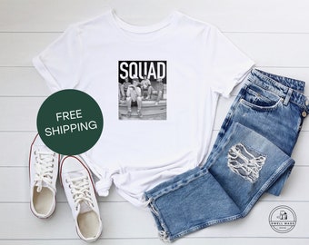 Girls Golden Girls Squad tshirt, Bella+Canvas 3001 Tee, Minor Threat, Friend Gift, Mother's Day Gift, FREE Shipping