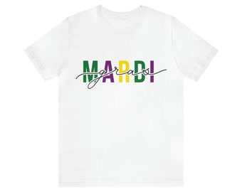 Mardi Gras shirt | Bella+Canvas 3001 Tee | Mardi Gras | New Orleans | Laissez Les Bon Temps Rouler | NOLA | FREE Shipping