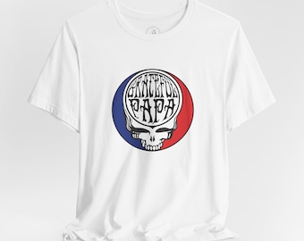 Grateful Papa Steal Your Face tshirt, Bella+Canvas 3001 Tee, Father, Father's Day Gift, Dad, Daddy, Birthday for Dad, FREE Shipping