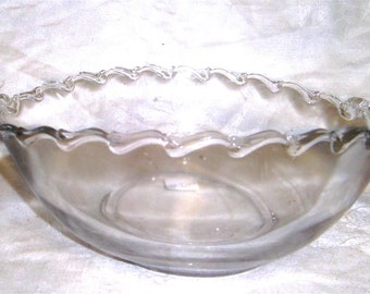 FOSTORIA GLASS COMPANY – Century 8" Handled Bowl