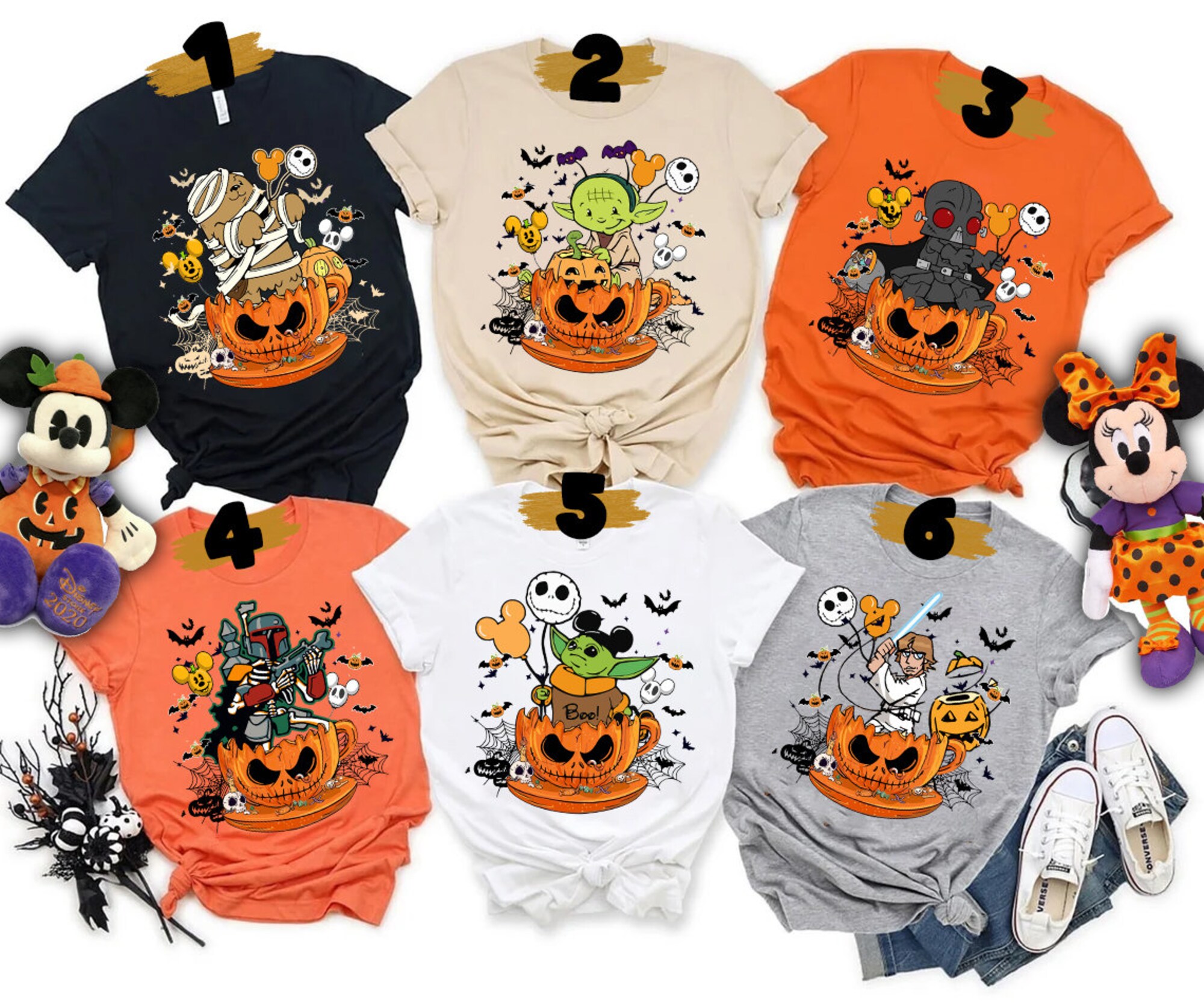 Vintage Star Wars Krbis Halloween Family Matching Shirts Vintage Star Wars Krbis Halloween Family Matching Shirts