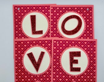 Bespoke Valentine’s “LOVE” Banner