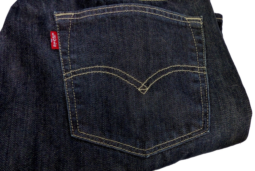 Men's Vintage Red Tab, Button Fly Levi's 501 Denim Straight Leg