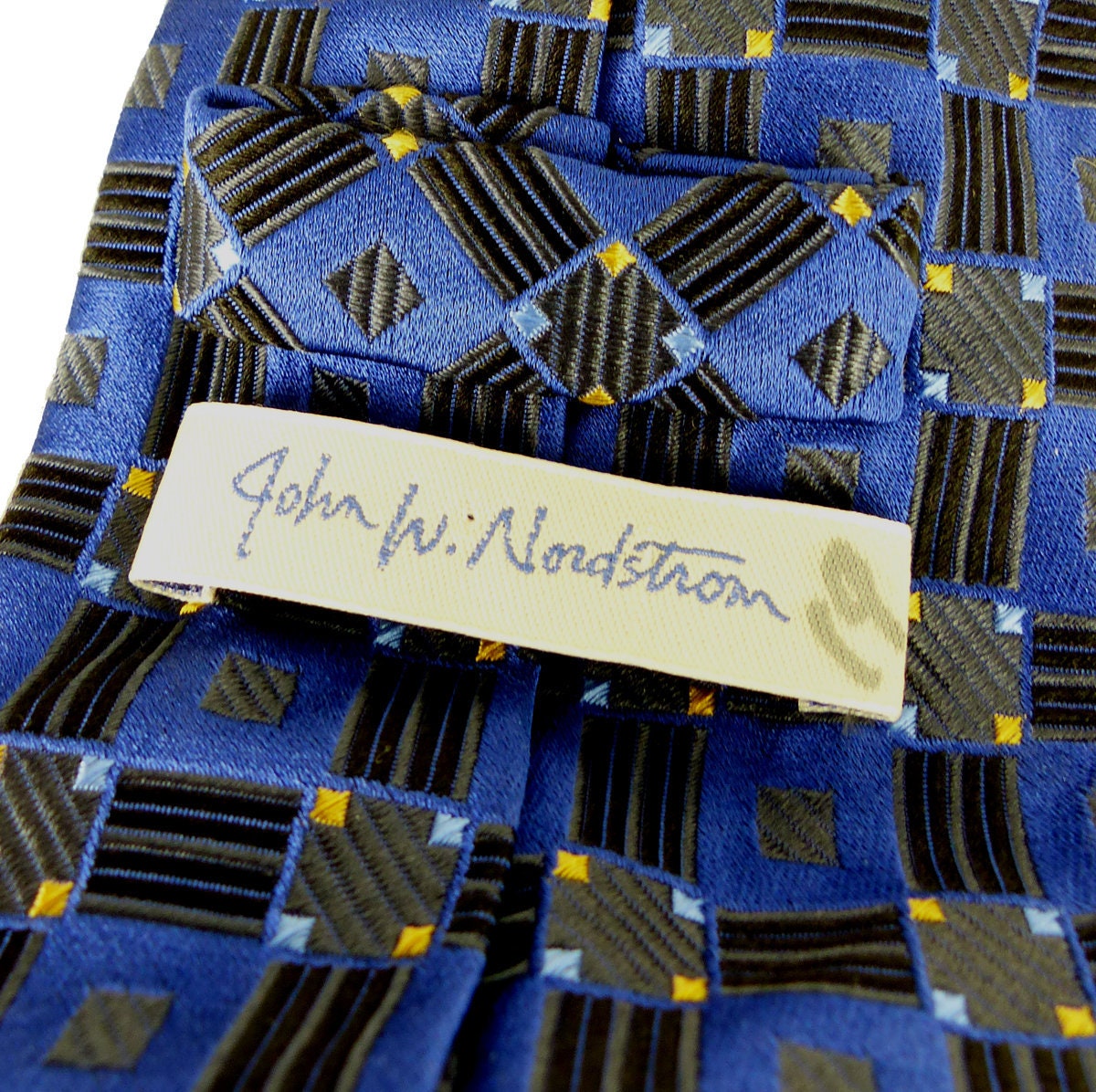 John W. Nordstrom Gorgeous Woven Silk Geometric Design in - Etsy