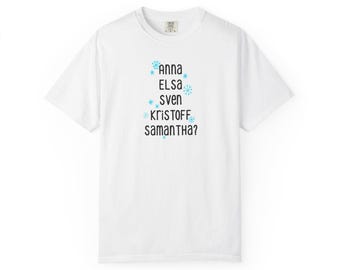 Disney Adult T-Shirt | Frozen Lover | Anna Elsa Olaf | Gift for Disney Lover | Relaxed Fit Tee