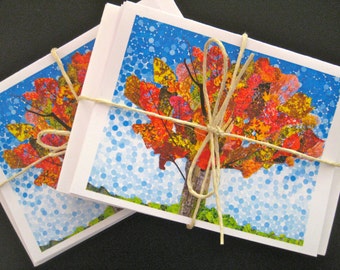 Tree of Many Colors Greeting Cards (Set of 10)