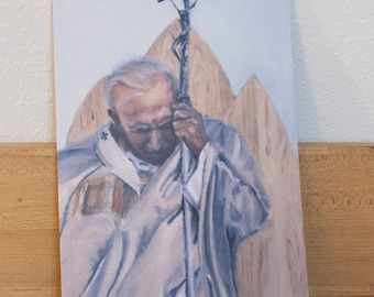 Saint Pope John Paul II Journal, Bible Journal, JPII, A5 Lined Notebook