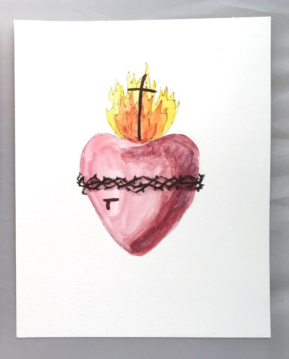 Sacred Heart of Jesus- Giclee Print