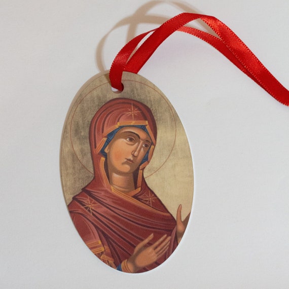 Mary Christmas Ornament