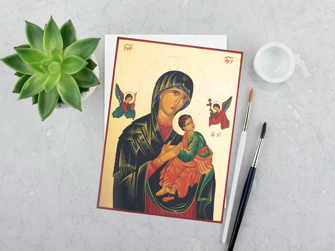 Our Lady of Perpetual Help Icon: Catholic Giclee Art Print - Etsy