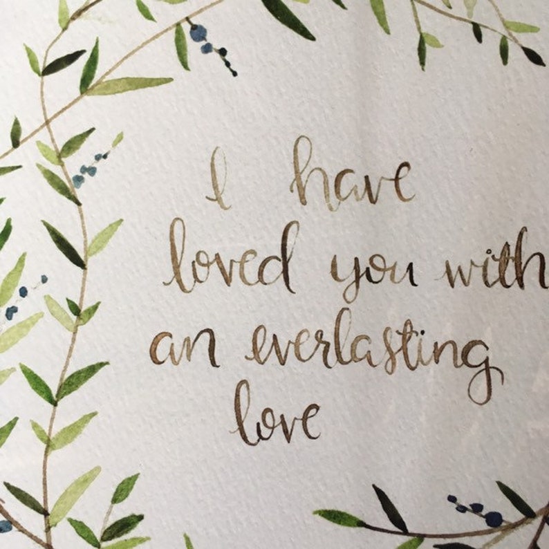 i-have-loved-you-with-an-everlasting-love-giclee-print-etsy