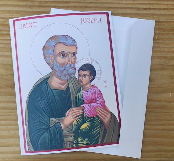 Saint Joseph Icon Greeting Card