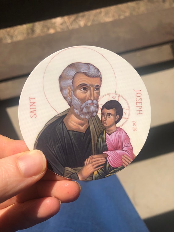 Saint Joseph 3-inch vinyl sticker