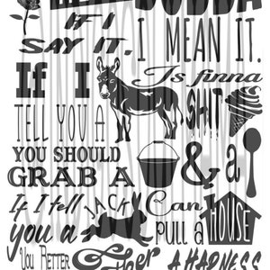 Jelly Roll &#39;The Bottom&#39; Lyrics SVG  File