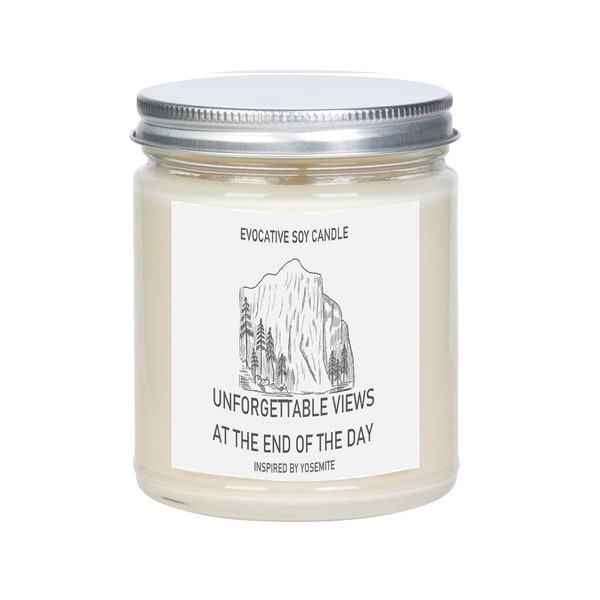 Ahwahnee Scented Candle - Missing Home - State Scented Candle - Moving Gift - College Student Gift