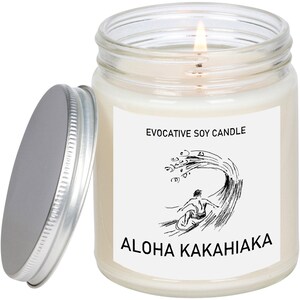 The Aloha State Scented Candle Missing Home State Scented Candle Moving Gift College Student Gift. image 3