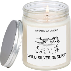 The Silver State Scented Candle - Missing Home - State Scented Candle - Moving Gift - College Student Gift image 3