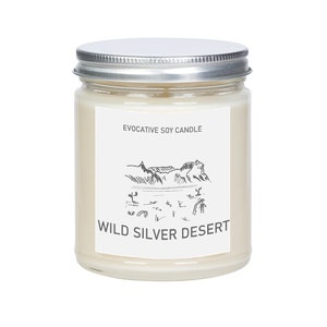 The Silver State Scented Candle - Missing Home - State Scented Candle - Moving Gift - College Student Gift image 1