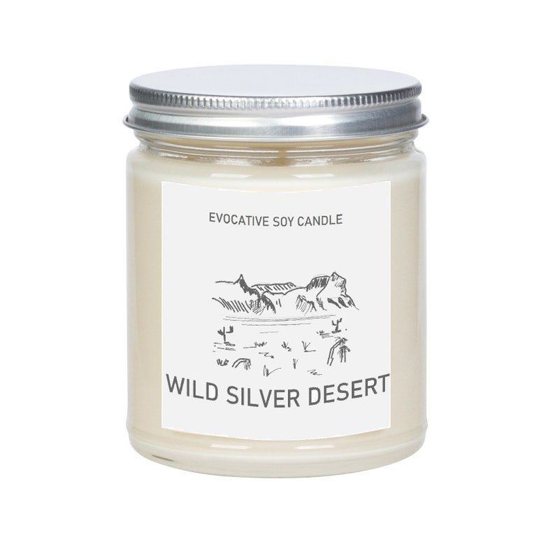 The Silver State Scented Candle - Missing Home - State Scented Candle - Moving Gift - College Student Gift image 1