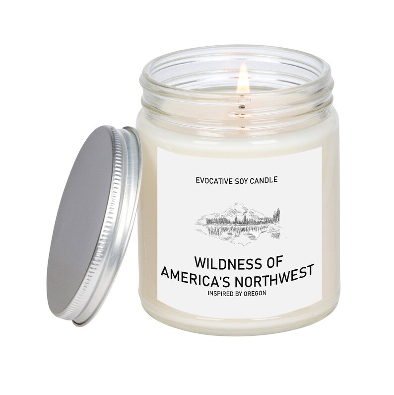 Oregon Scented Candle Missing Home Homesick Gift Feeling Etsy