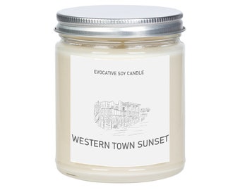 La Vela Perfumada de Igualdad o Cowboy State - Missing Home - State Scented Candle - Moving Gift - College Student Gift.