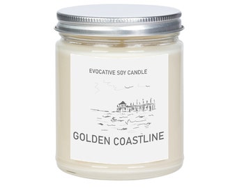 The Golden State Scented Candle - Missing Home -  State Scented Candle - Moving Gift - College Student Gift