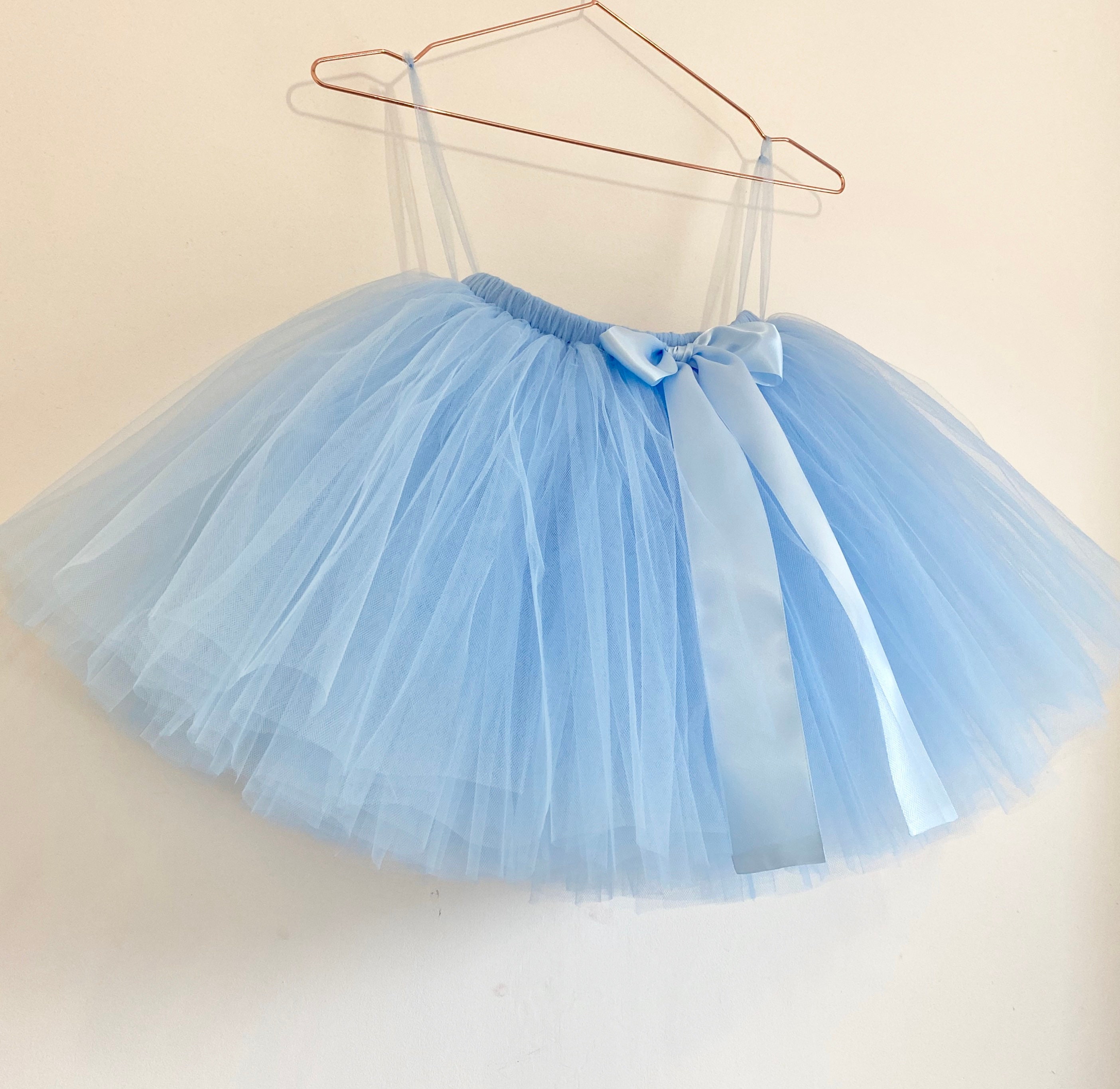 Light Blue Tutu Girls Tulle Skirt Flower Girl Tutu Skirt - Etsy