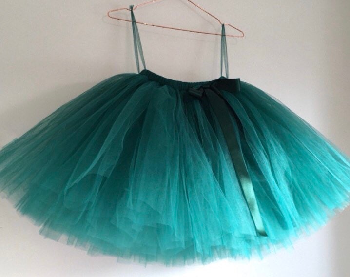 Green Tutu Hunter Green Tutu Skirt Tutu for Girls Flower Etsy