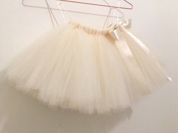 cream tutu skirt
